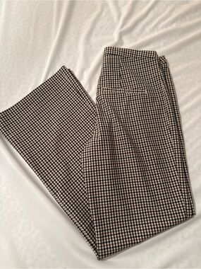 H&M Gingham Dress Pants - Black & Brown